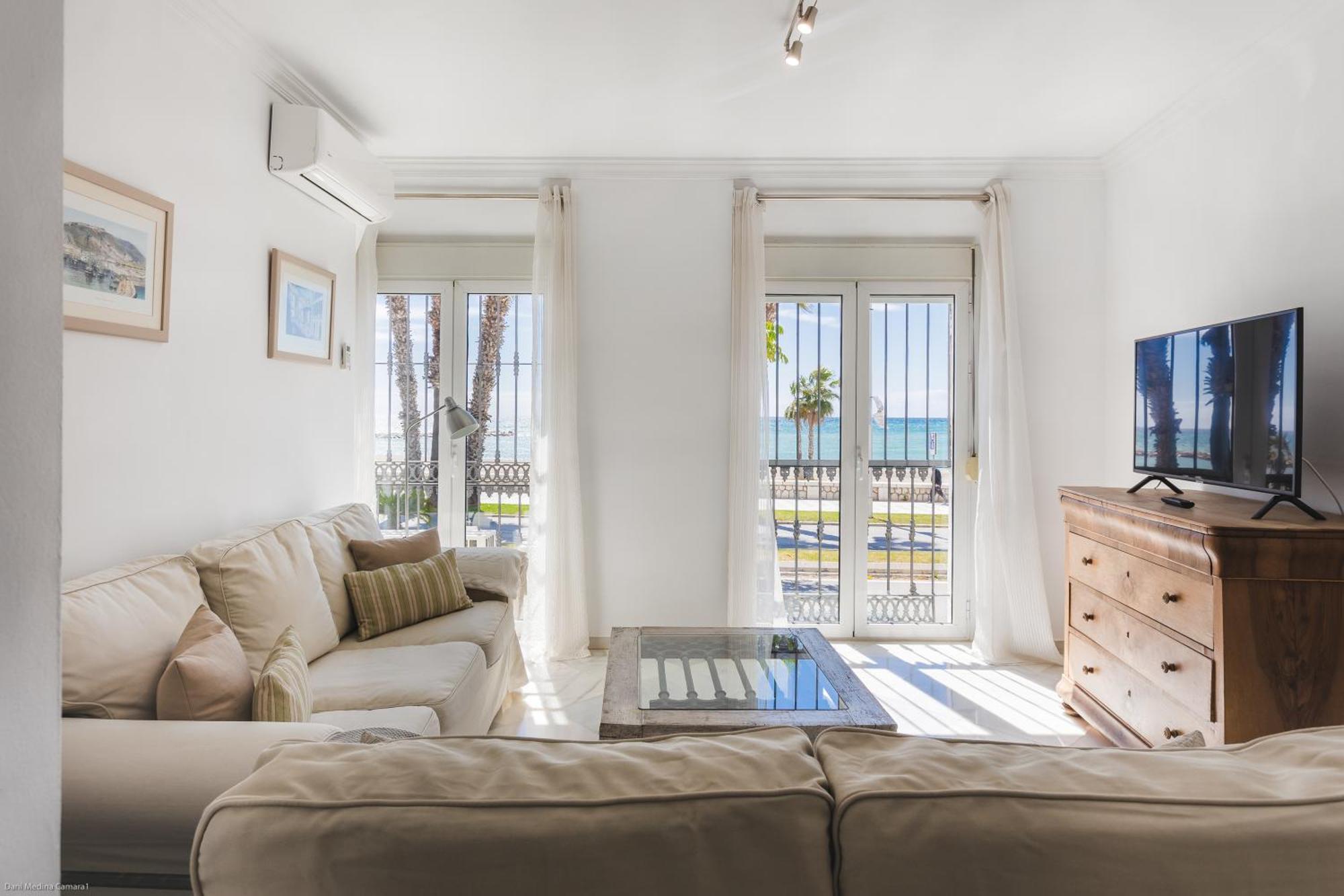 Apartamento Con Vistas Al Mar Malaga Luaran gambar